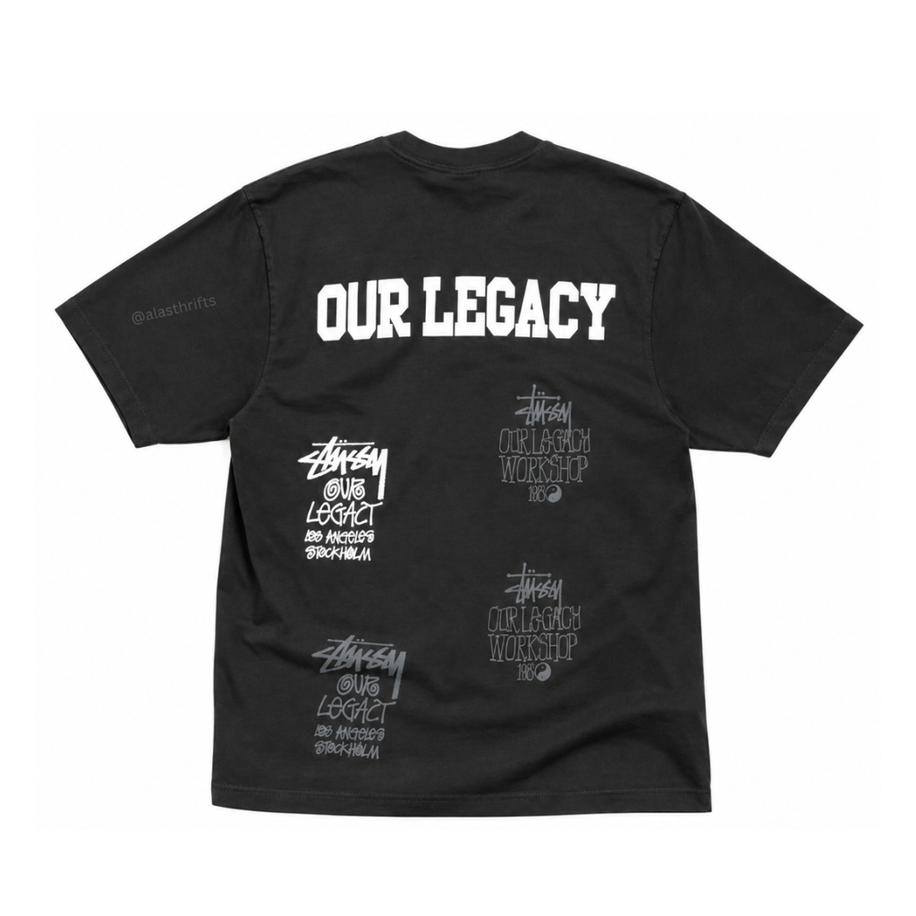 STUSSY X OUR LEGACY STAMP TEE